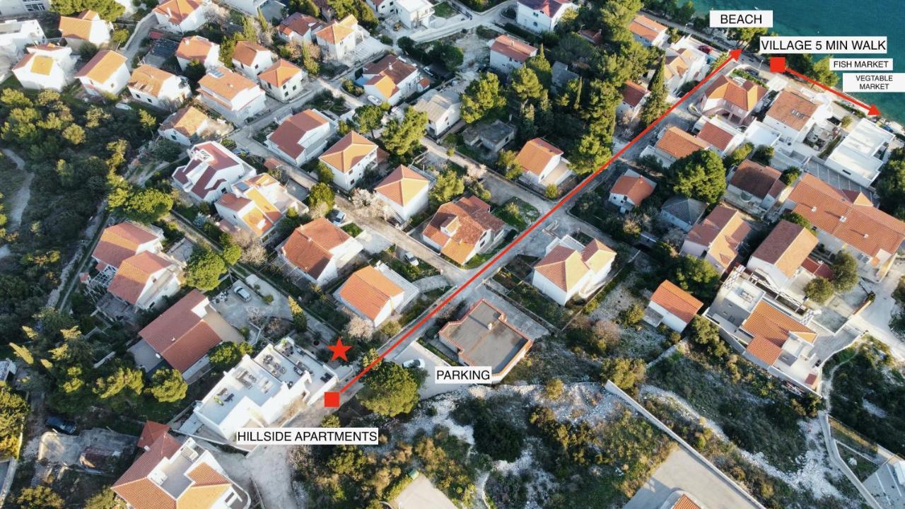 The Grande - Huge Terrace - Amazing Sea Views - Tastefully Furnished - Access To Rooftop Terrace And Gym - Hillside Apartments Rogoznica Rogoznica  Exteriör bild