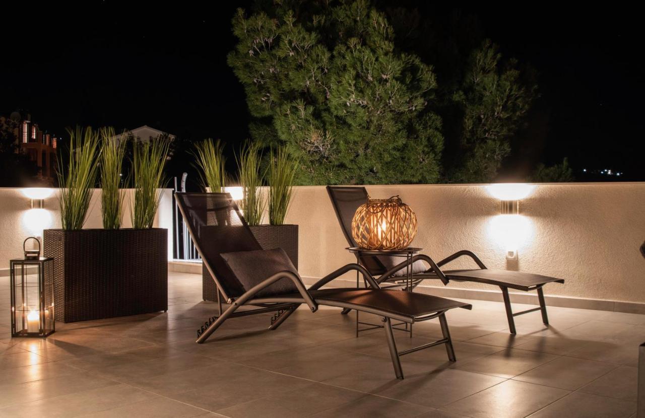 The Grande - Huge Terrace - Amazing Sea Views - Tastefully Furnished - Access To Rooftop Terrace And Gym - Hillside Apartments Rogoznica Rogoznica  Exteriör bild